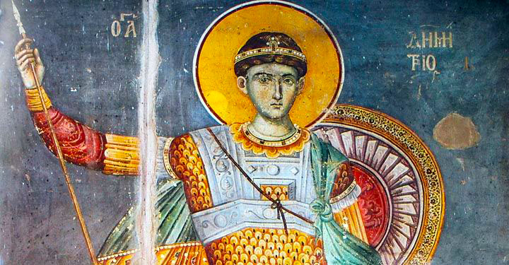 sv dimitrije freska